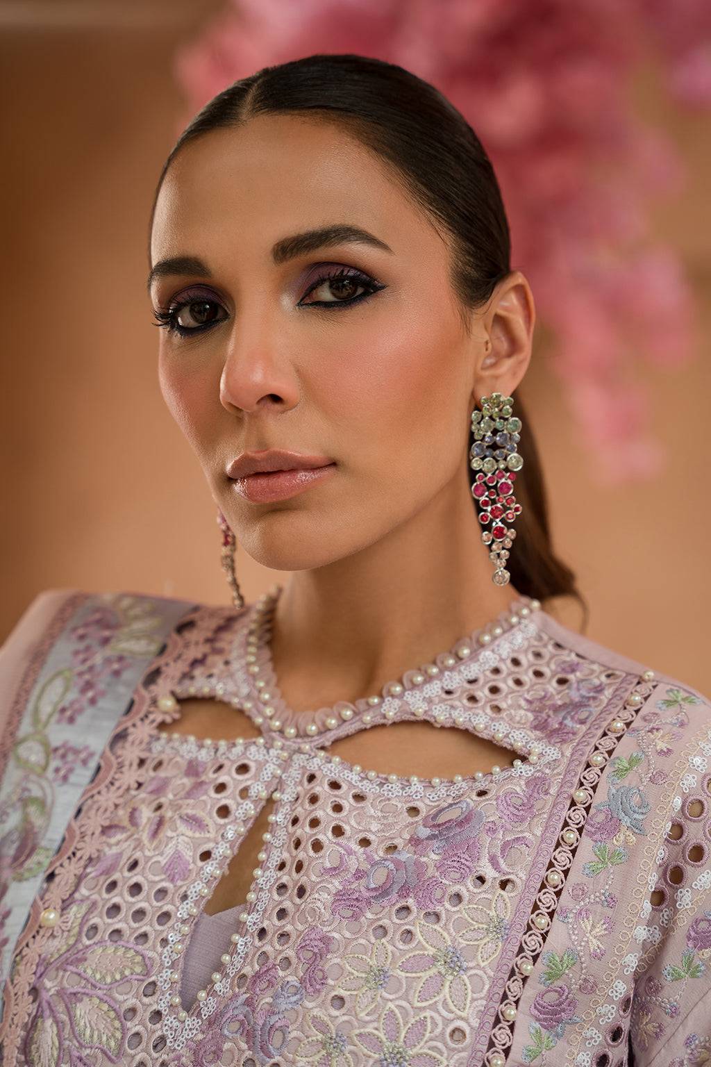 Afrozeh | The Pinted Grden Lawn 24 | Honeysuckle - Pakistani Designer Dress - by Afrozeh | Type: Luxury - 100% Original at Saira Sultan