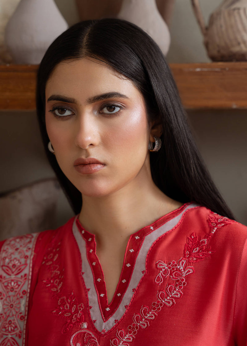 Jeem | Summer 25 RTW | NOVA CORAL - Pakistani Designer Dress - by Jeem - Type : Ladies Clothes - 100% Original at Saira Sultan
