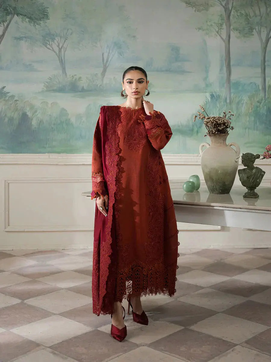 Maryum Hussain | Laani Luxury Pret | Ela - Pakistani Designer Dress - by Maryam Hussain | Type: Luxury - 100% Original at Saira Sultan