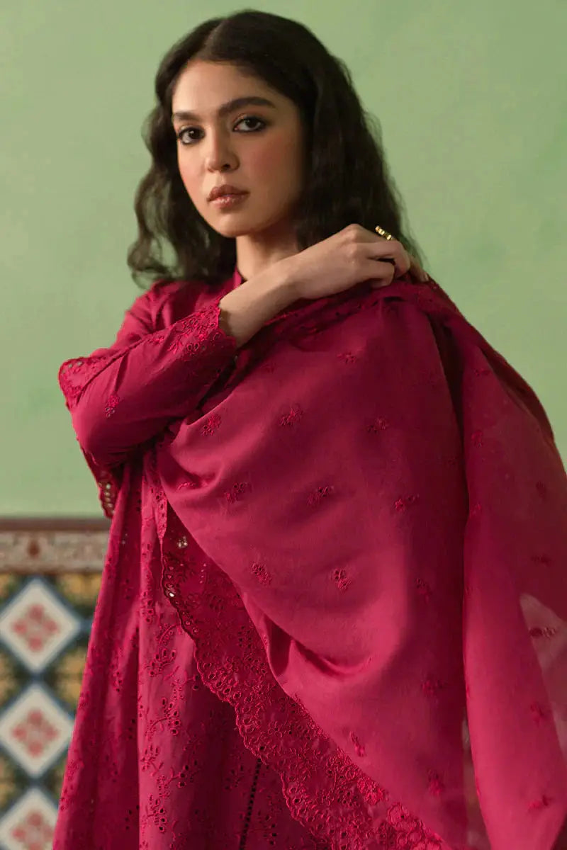 Cross Stitch | Chikankari Lawn | CERISE LOFT - Pakistani Designer Dress - by Cross Stitch | Type: Casuals - 100% Original at Saira Sultan