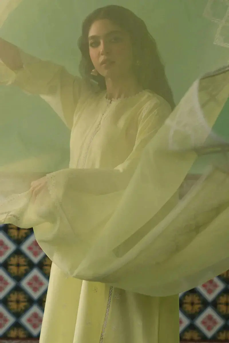 Cross Stitch | Chikankari Lawn | DAFFODIL BLANE - Pakistani Designer Dress - by Cross Stitch | Type: Casuals - 100% Original at Saira Sultan