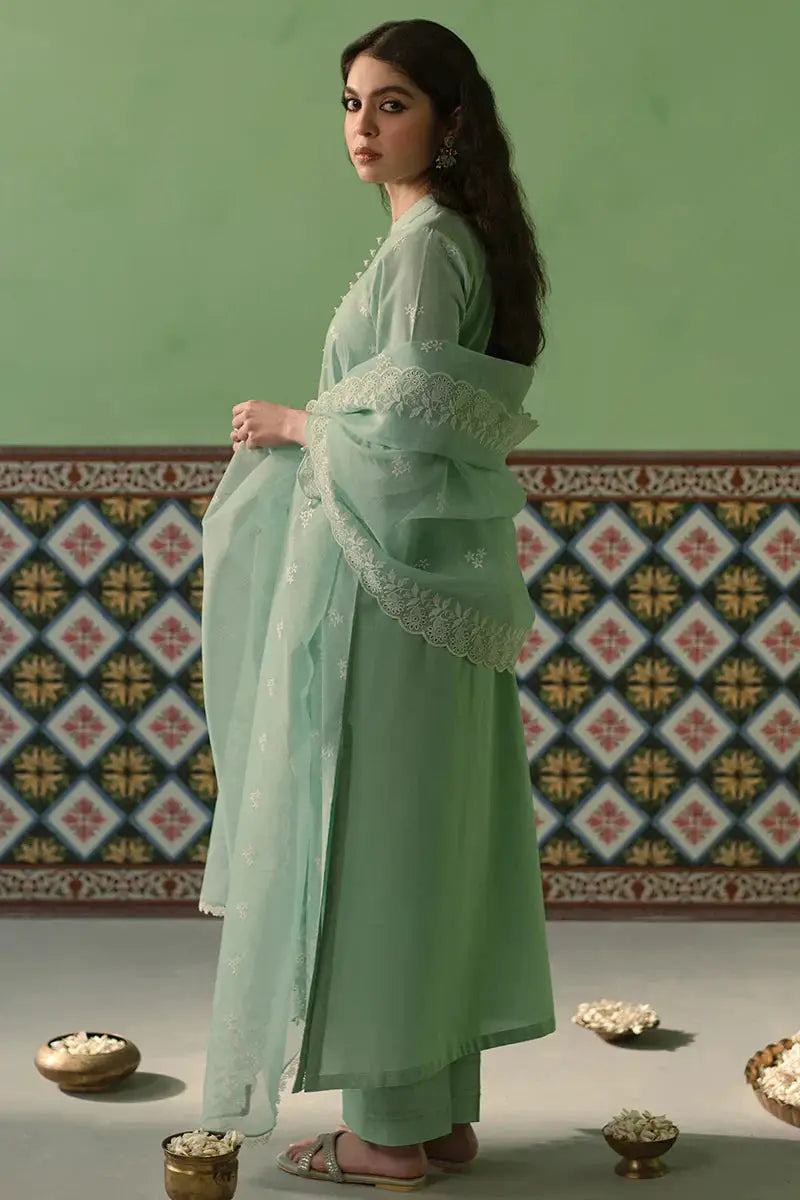 Cross Stitch | Chikankari Lawn | FLORAL WAVE - Pakistani Designer Dress - by Cross Stitch | Type: Casuals - 100% Original at Saira Sultan