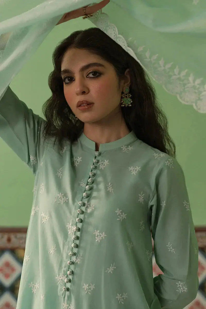 Cross Stitch | Chikankari Lawn | FLORAL WAVE - Pakistani Designer Dress - by Cross Stitch | Type: Casuals - 100% Original at Saira Sultan