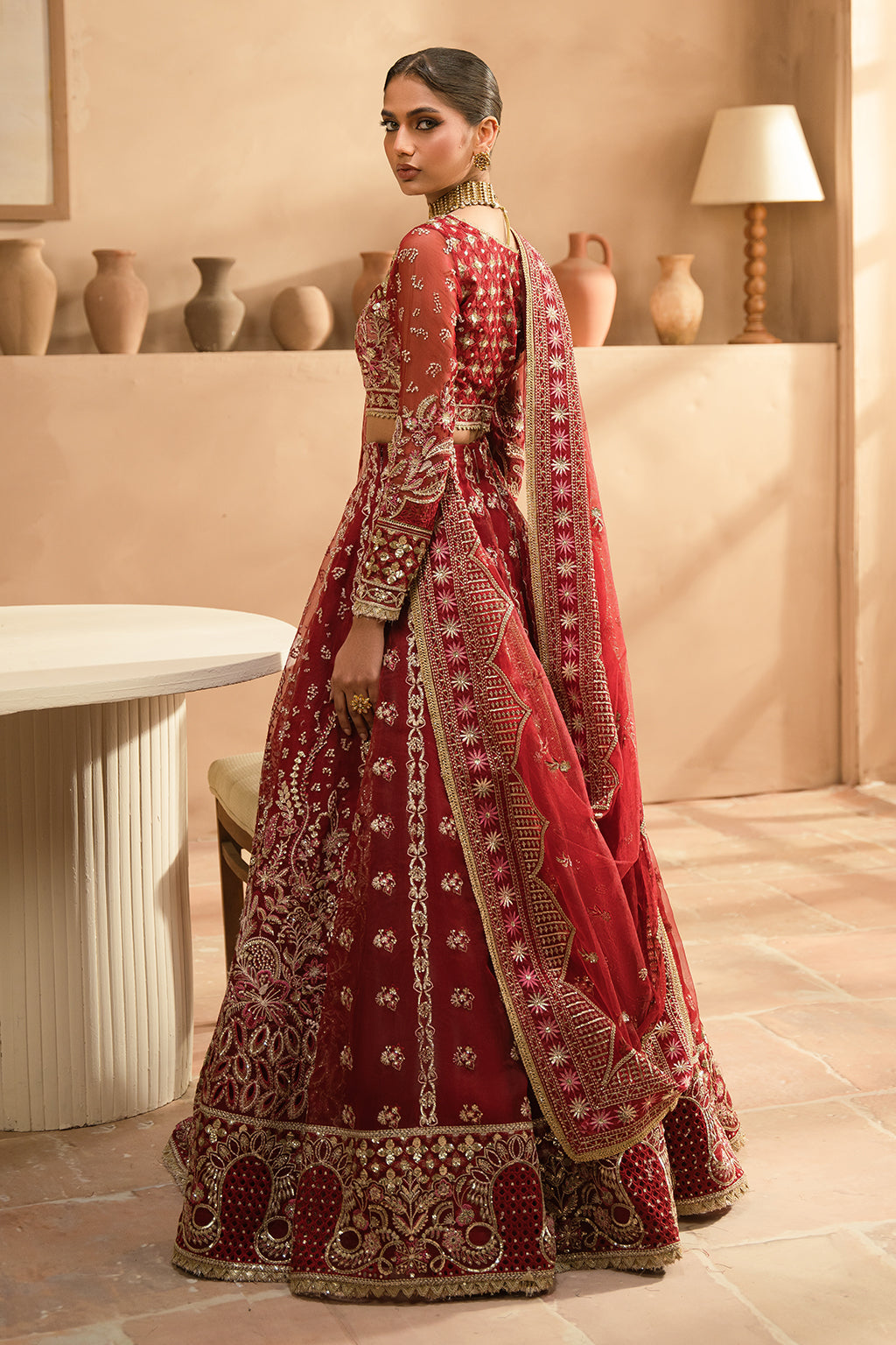 Ayzel | Panache Wedding Formals | Feya S Maroon Organza