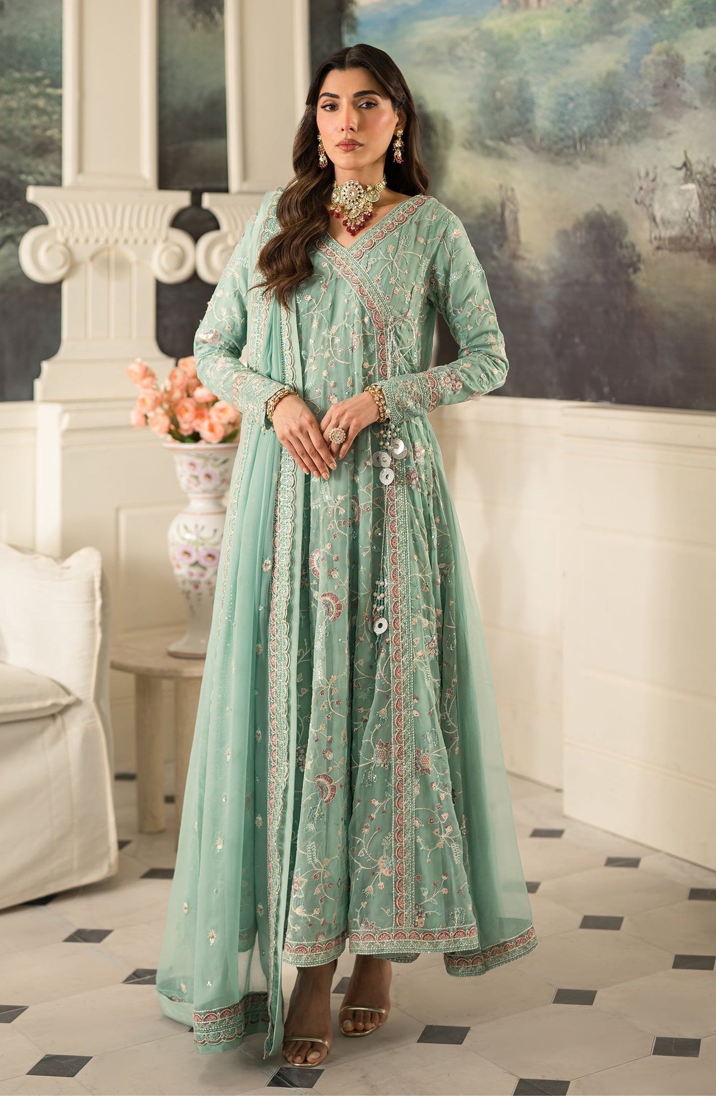 Emaan Adeel | Suave Luxury Formals 24 | AZLIN - Pakistani Designer Dress - by Emaan Adeel | Type: Formal - 100% Original at Saira Sultan