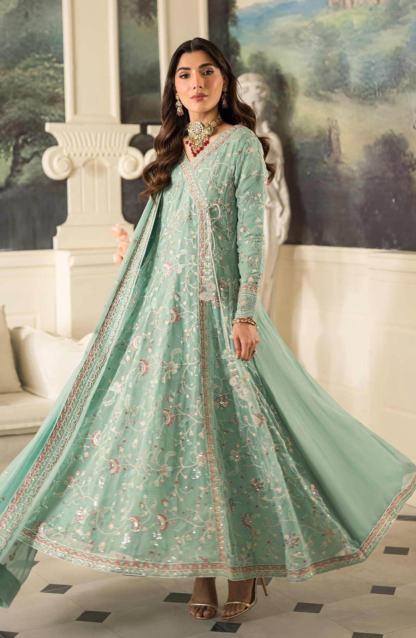 Emaan Adeel | Suave Luxury Formals 24 | AZLIN - Pakistani Designer Dress - by Emaan Adeel | Type: Formal - 100% Original at Saira Sultan