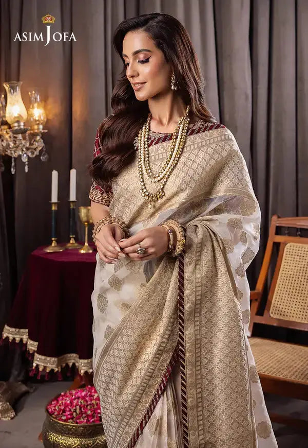 Asim Jofa | Bekhudi Luxury Chiffon 23 | AJBK-04 - Pakistani Designer Dress - by Asim Jofa | Type: Bridal - 100% Original at Saira Sultan
