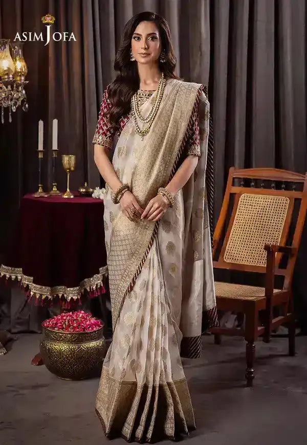Asim Jofa | Bekhudi Luxury Chiffon 23 | AJBK-04 - Pakistani Designer Dress - by Asim Jofa | Type: Bridal - 100% Original at Saira Sultan