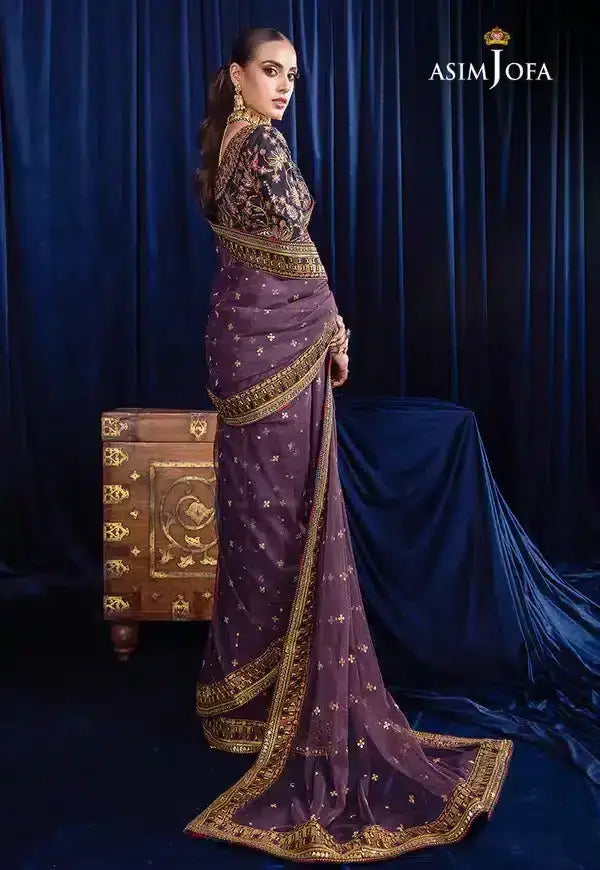 Asim Jofa | Bekhudi Luxury Chiffon 23 | AJBK-08 - Pakistani Designer Dress - by Asim Jofa | Type: Bridal - 100% Original at Saira Sultan