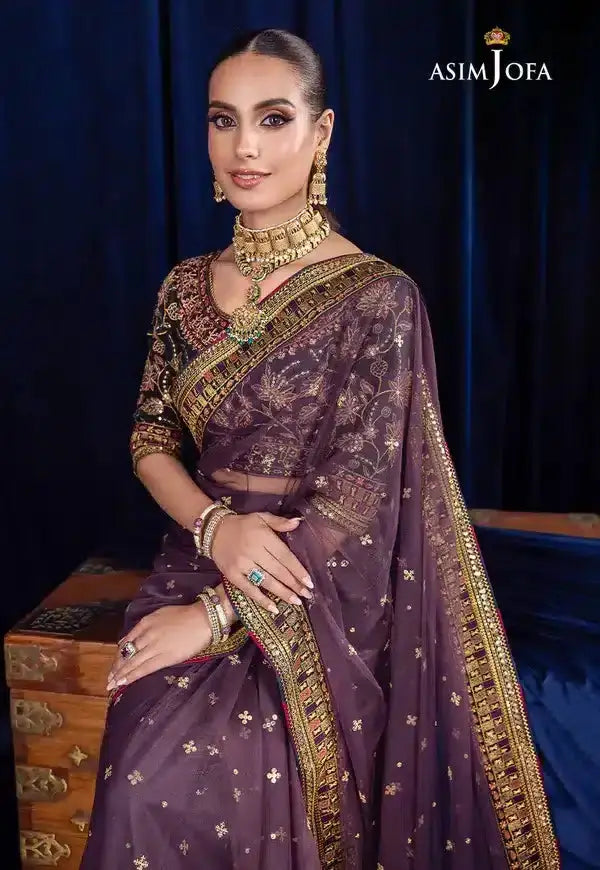 Asim Jofa | Bekhudi Luxury Chiffon 23 | AJBK-08 - Pakistani Designer Dress - by Asim Jofa | Type: Bridal - 100% Original at Saira Sultan