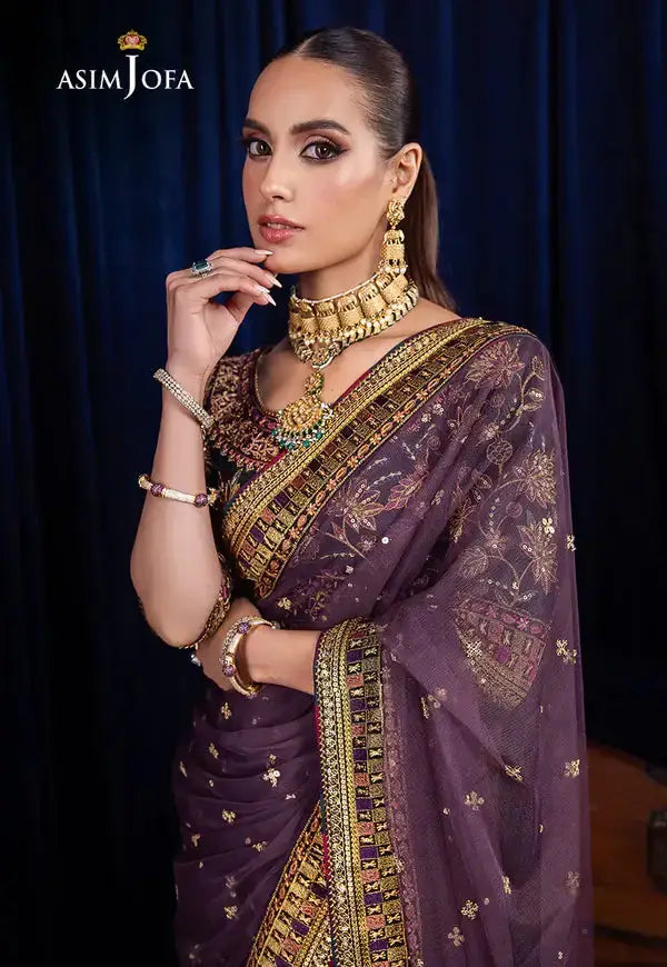 Asim Jofa | Bekhudi Luxury Chiffon 23 | AJBK-08 - Pakistani Designer Dress - by Asim Jofa | Type: Bridal - 100% Original at Saira Sultan