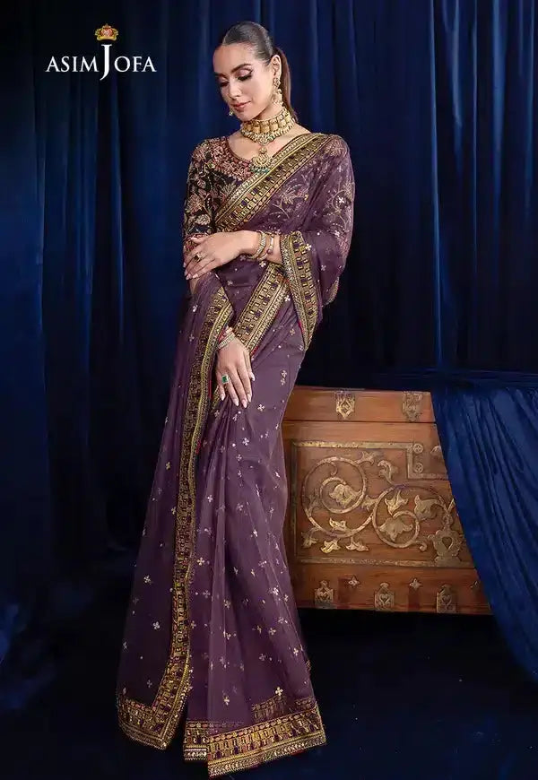 Asim Jofa | Bekhudi Luxury Chiffon 23 | AJBK-08 - Pakistani Designer Dress - by Asim Jofa | Type: Bridal - 100% Original at Saira Sultan