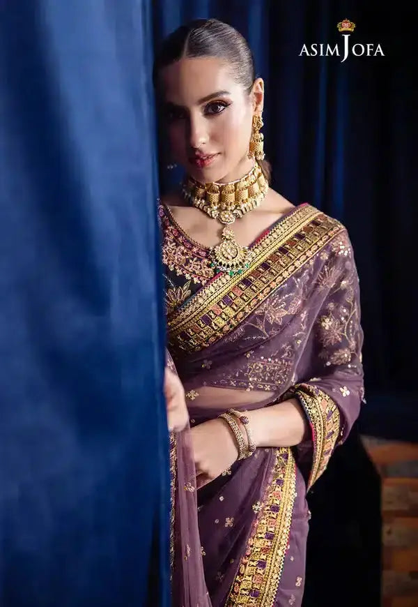 Asim Jofa | Bekhudi Luxury Chiffon 23 | AJBK-08 - Pakistani Designer Dress - by Asim Jofa | Type: Bridal - 100% Original at Saira Sultan