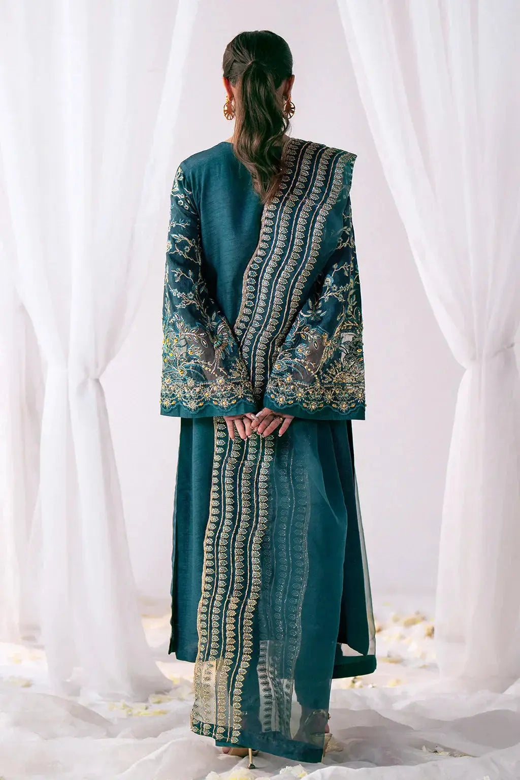 AJR Couture | Luxe Pret Eid | NORA - Pakistani Designer Dress - by AJR Couture | Type: Luxury - 100% Original at Saira Sultan