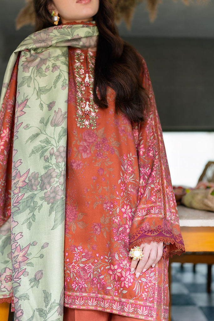 Cross Stitch | Cotton Satin 25 | AUTUMN GLAZE - Pakistani Designer Dress - by Cross Stitch - Type : Ladies Clothes - 100% Original at Saira Sultan