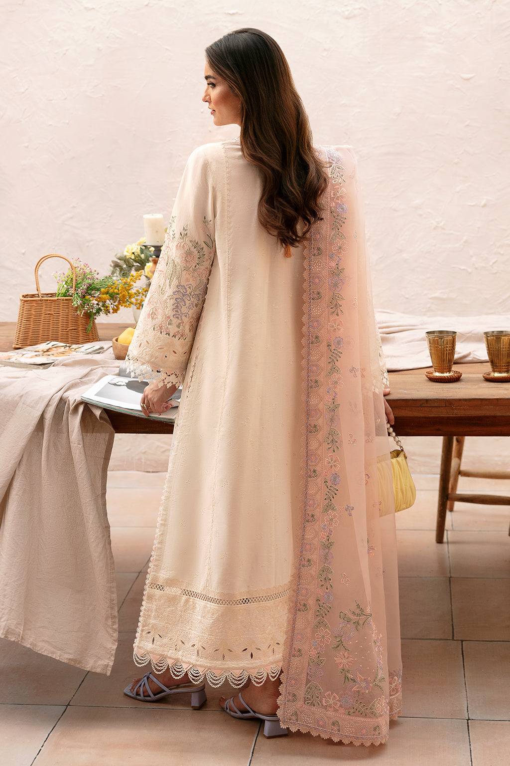 Afrozeh | Cascade Luxury Lawn 24 | Luna - Pakistani Designer Dress - by Afrozeh | Type: Luxury - 100% Original at Saira Sultan