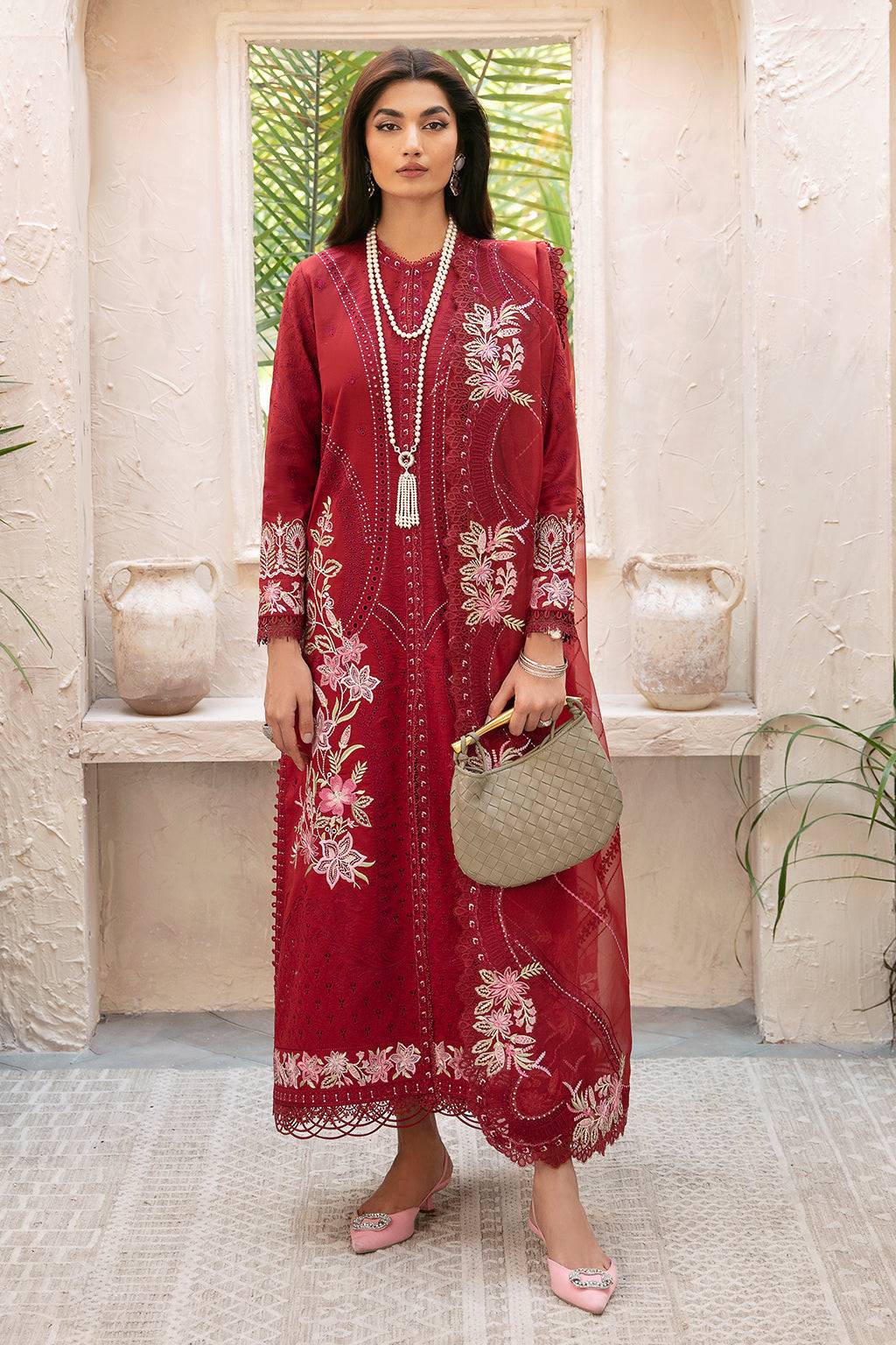 Afrozeh | Cascade Luxury Lawn 24 | Emery - Pakistani Designer Dress - by Afrozeh | Type: Luxury - 100% Original at Saira Sultan