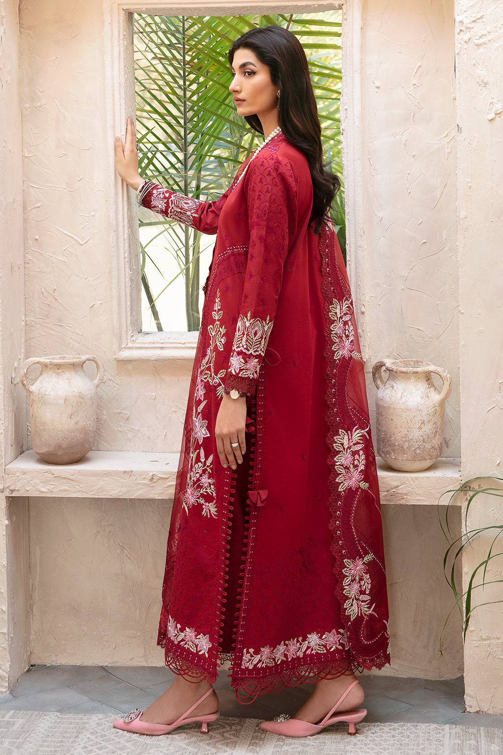 Afrozeh | Cascade Luxury Lawn 24 | Emery - Pakistani Designer Dress - by Afrozeh | Type: Luxury - 100% Original at Saira Sultan