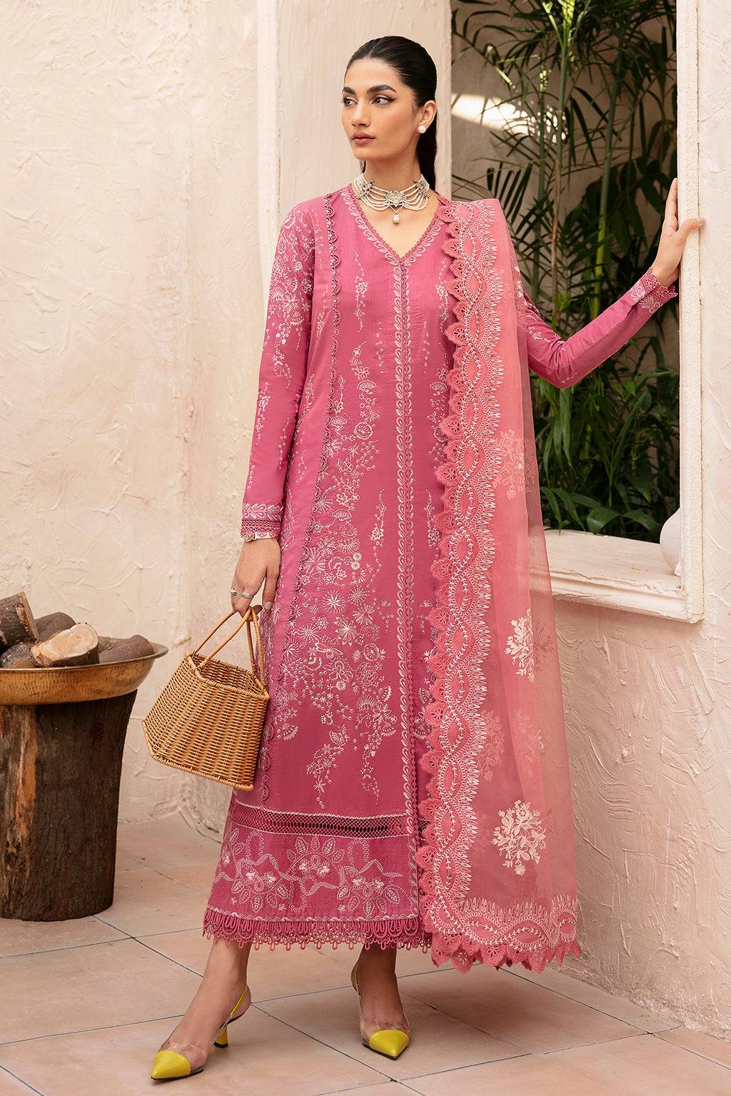 Afrozeh | Cascade Luxury Lawn 24 | Aurelia - Pakistani Designer Dress - by Afrozeh | Type: Luxury - 100% Original at Saira Sultan