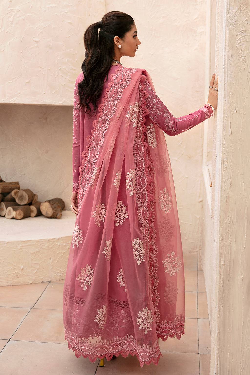 Afrozeh | Cascade Luxury Lawn 24 | Aurelia - Pakistani Designer Dress - by Afrozeh | Type: Luxury - 100% Original at Saira Sultan