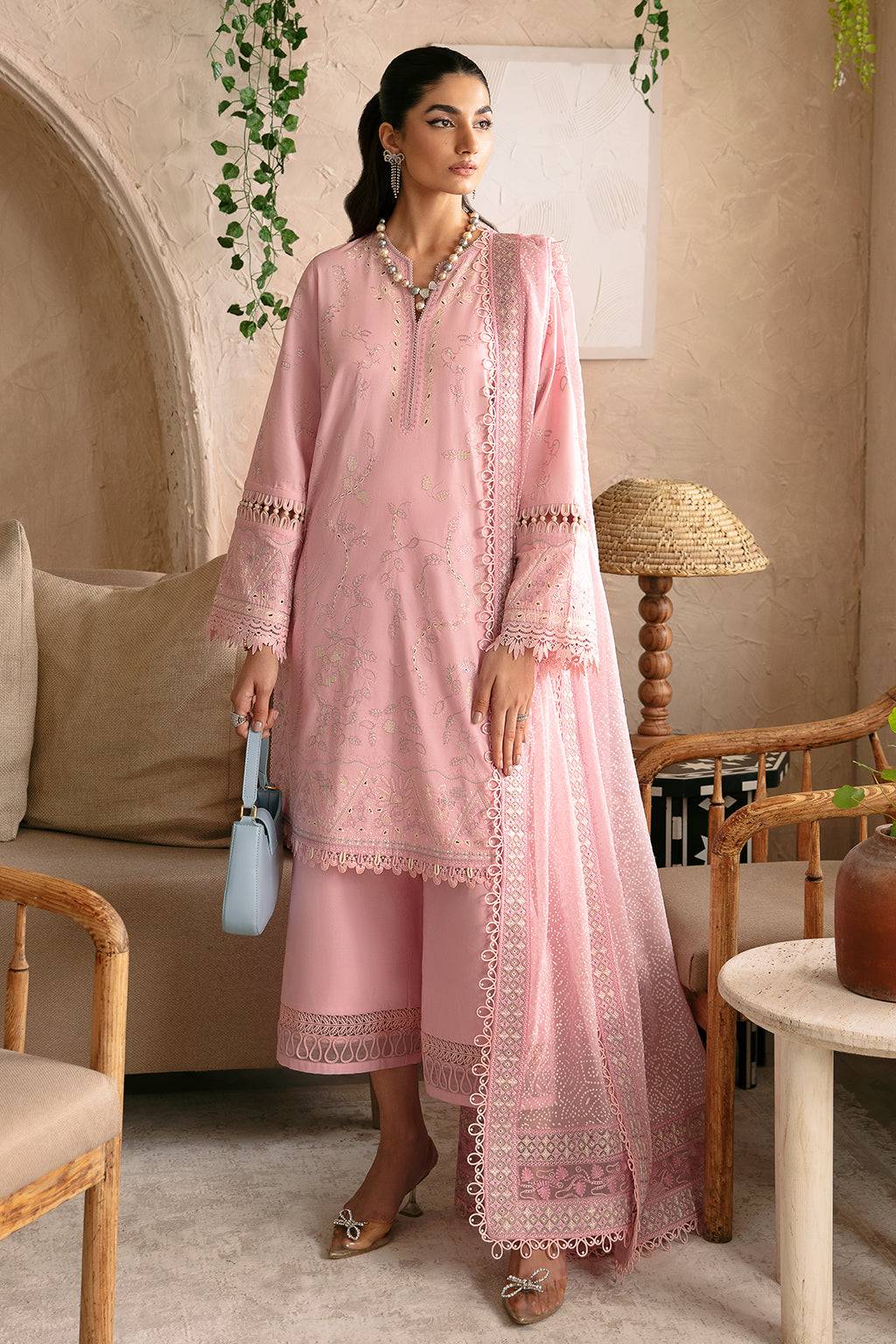 Afrozeh | Cascade Luxury Lawn 24 | Ella - Pakistani Designer Dress - by Afrozeh | Type: Luxury - 100% Original at Saira Sultan