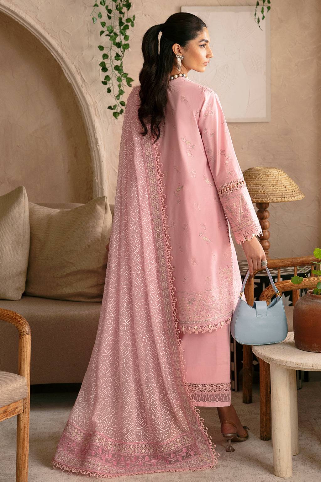 Afrozeh | Cascade Luxury Lawn 24 | Ella - Pakistani Designer Dress - by Afrozeh | Type: Luxury - 100% Original at Saira Sultan