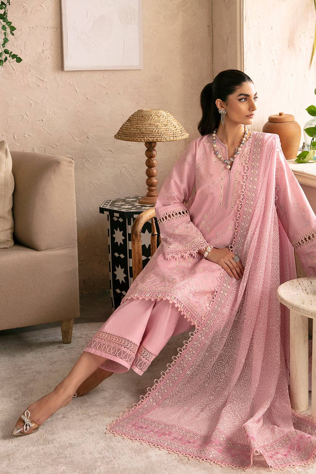 Afrozeh | Cascade Luxury Lawn 24 | Ella - Pakistani Designer Dress - by Afrozeh | Type: Luxury - 100% Original at Saira Sultan