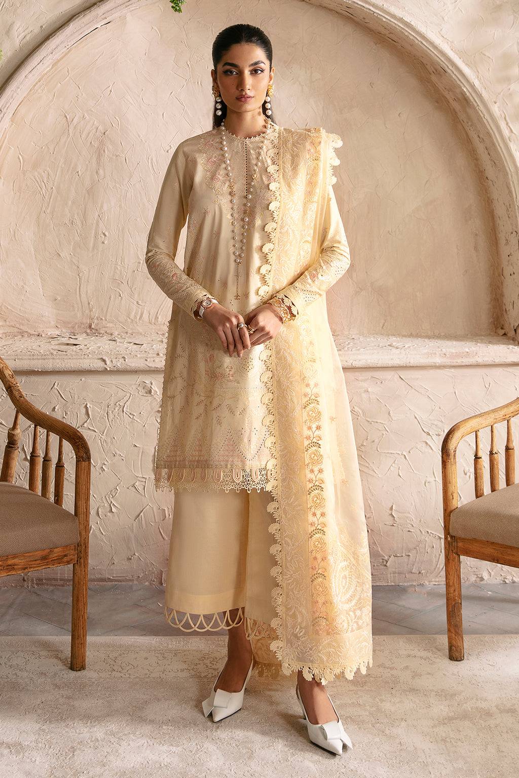 Afrozeh | Cascade Luxury Lawn 24 | Claire - Pakistani Designer Dress - by Afrozeh | Type: Luxury - 100% Original at Saira Sultan