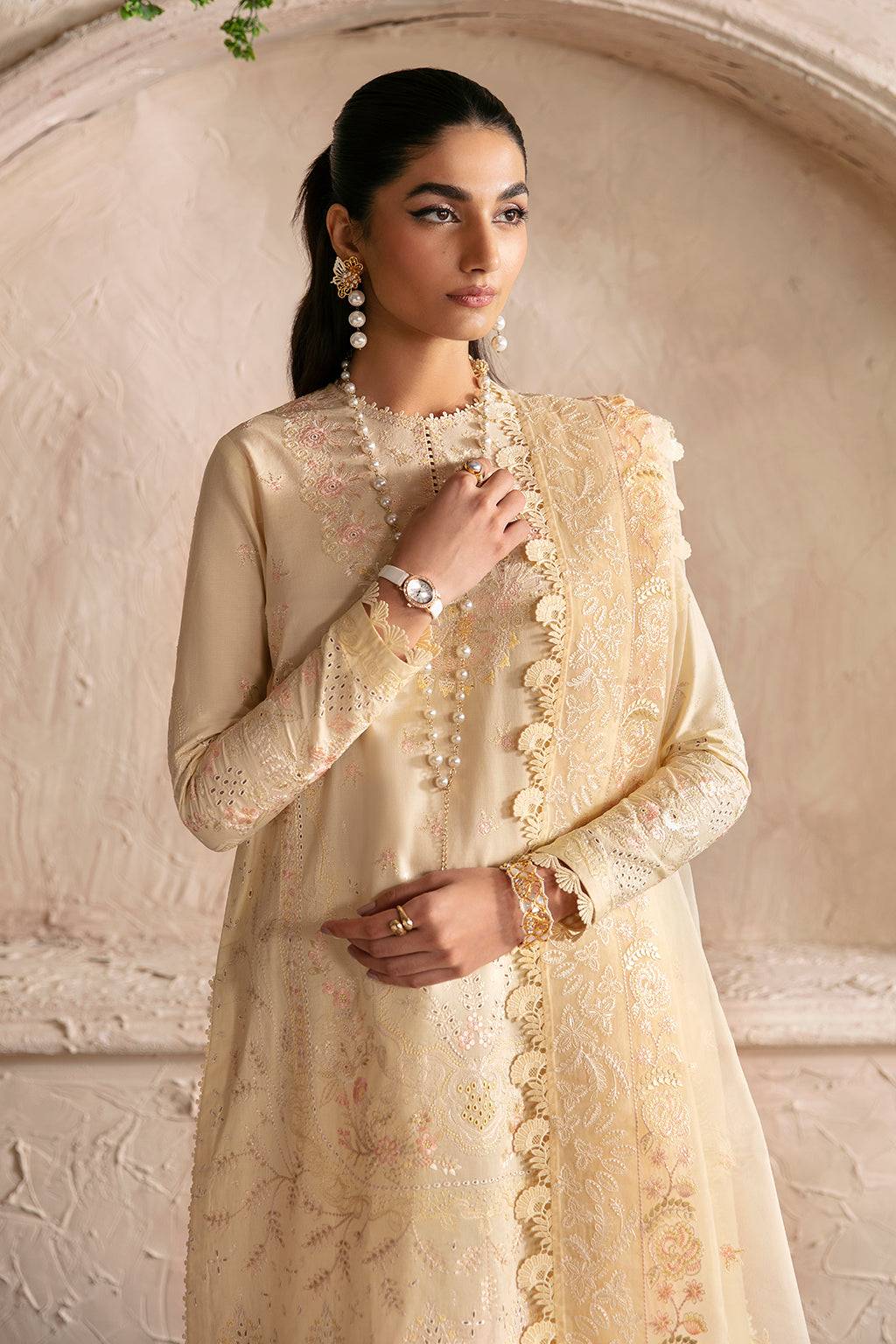 Afrozeh | Cascade Luxury Lawn 24 | Claire - Pakistani Designer Dress - by Afrozeh | Type: Luxury - 100% Original at Saira Sultan