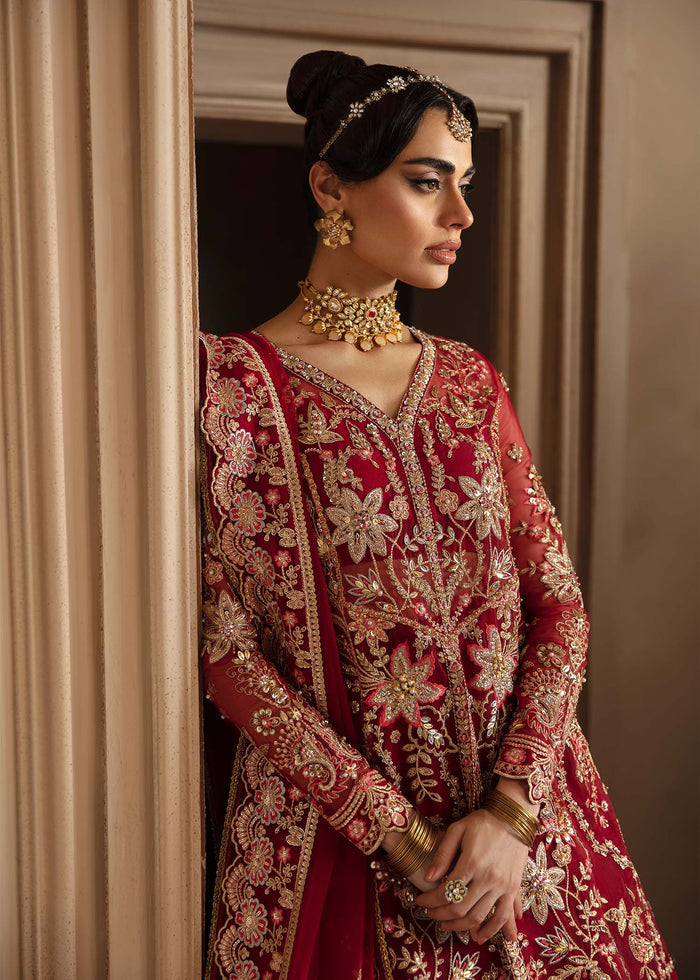 Akbar Aslam | Deewani Wedding Formals | Solene S Red Organza