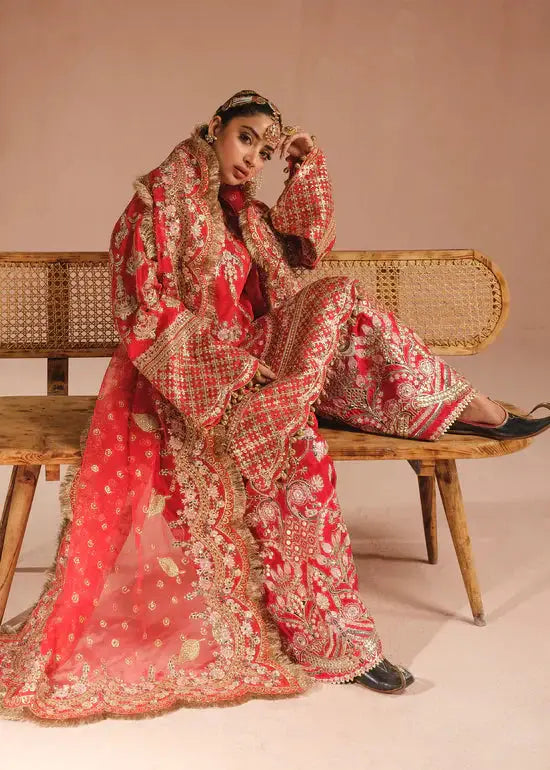Ali Xeeshan | Prime Time Formals | Iktara - Pakistani Designer Dress - by Ali Xeeshan | Type: Bridal - 100% Original at Saira Sultan
