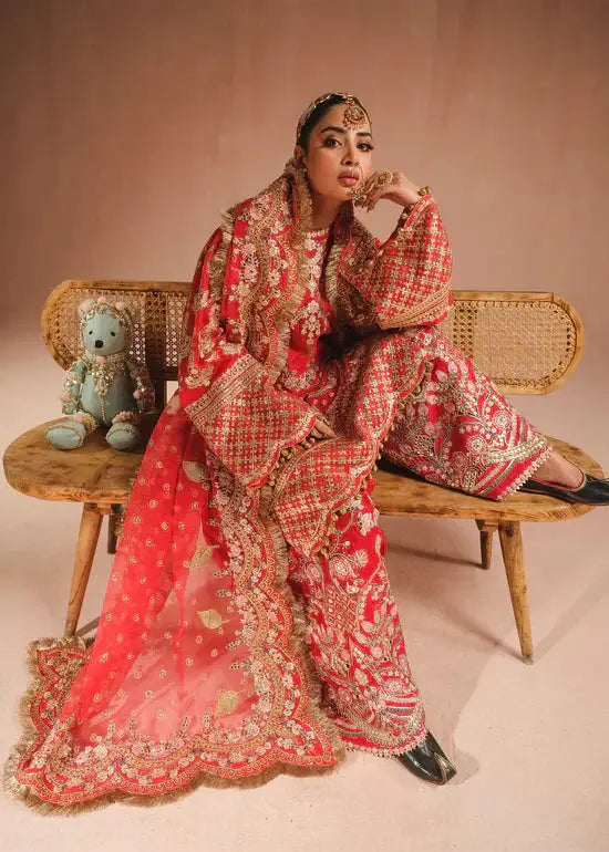Ali Xeeshan | Prime Time Formals | Iktara - Pakistani Designer Dress - by Ali Xeeshan | Type: Bridal - 100% Original at Saira Sultan