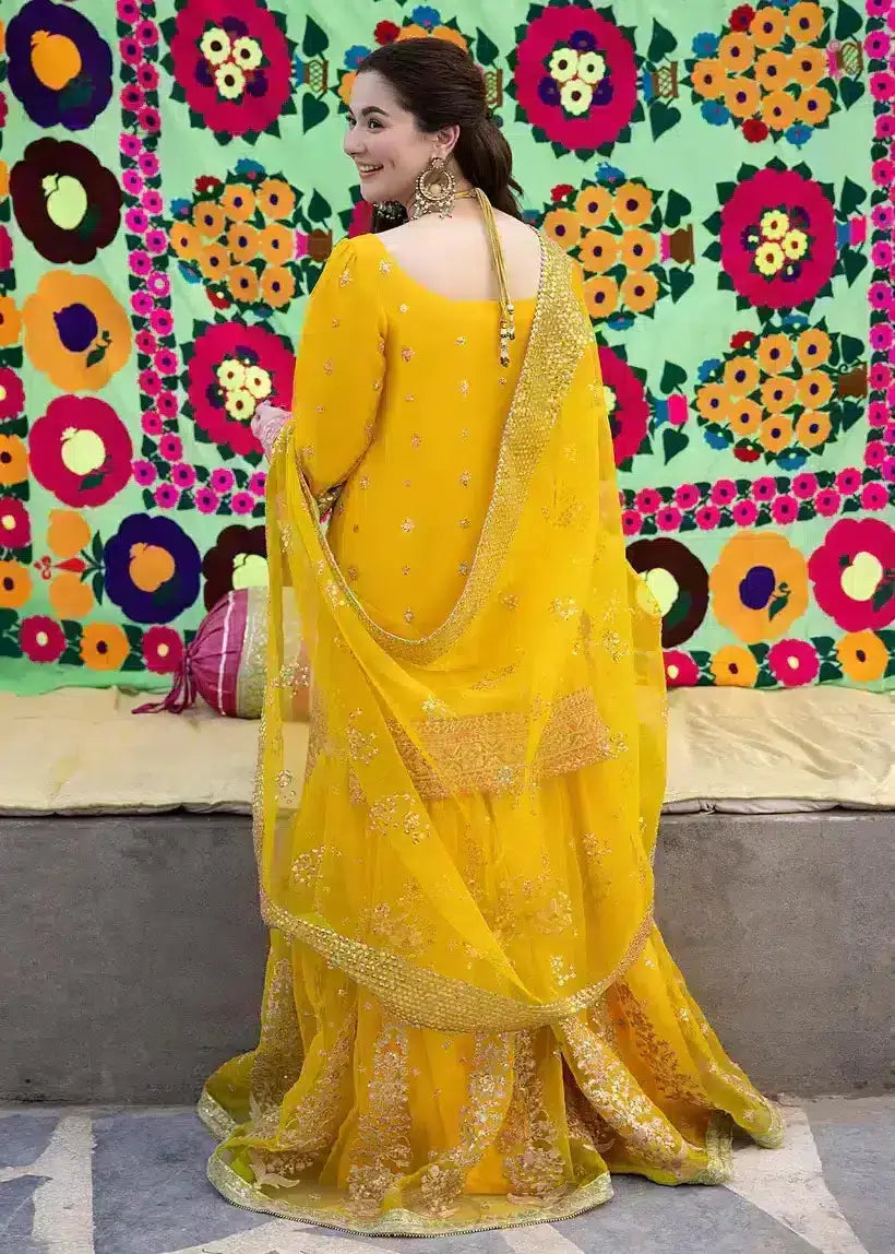 Ali Xesshan | Bhaag Lagay Rain | BUTTERCUP LP-003 - Pakistani Designer Dress - by Ali Xeeshan | Type: Formal - 100% Original at Saira Sultan