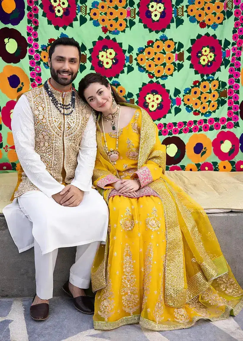 Ali Xesshan | Bhaag Lagay Rain | BUTTERCUP LP-003 - Pakistani Designer Dress - by Ali Xeeshan | Type: Formal - 100% Original at Saira Sultan