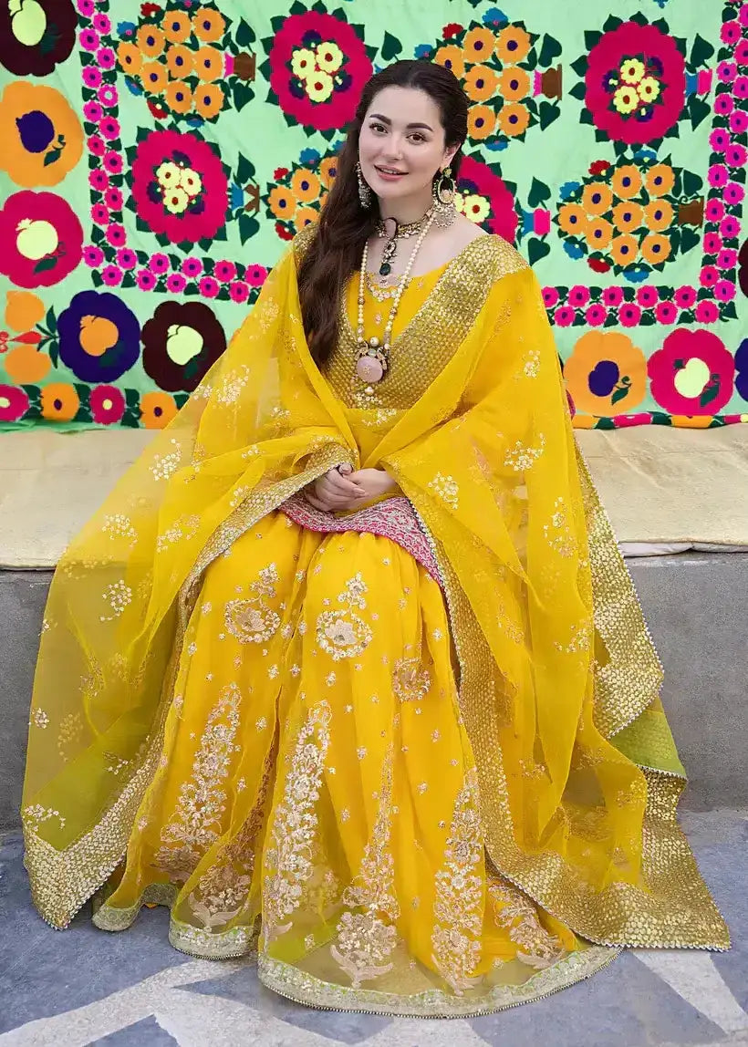 Ali Xesshan | Bhaag Lagay Rain | BUTTERCUP LP-003 - Pakistani Designer Dress - by Ali Xeeshan | Type: Formal - 100% Original at Saira Sultan