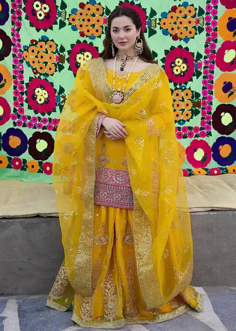 Ali Xesshan | Bhaag Lagay Rain | BUTTERCUP LP-003 - Pakistani Designer Dress - by Ali Xeeshan | Type: Formal - 100% Original at Saira Sultan