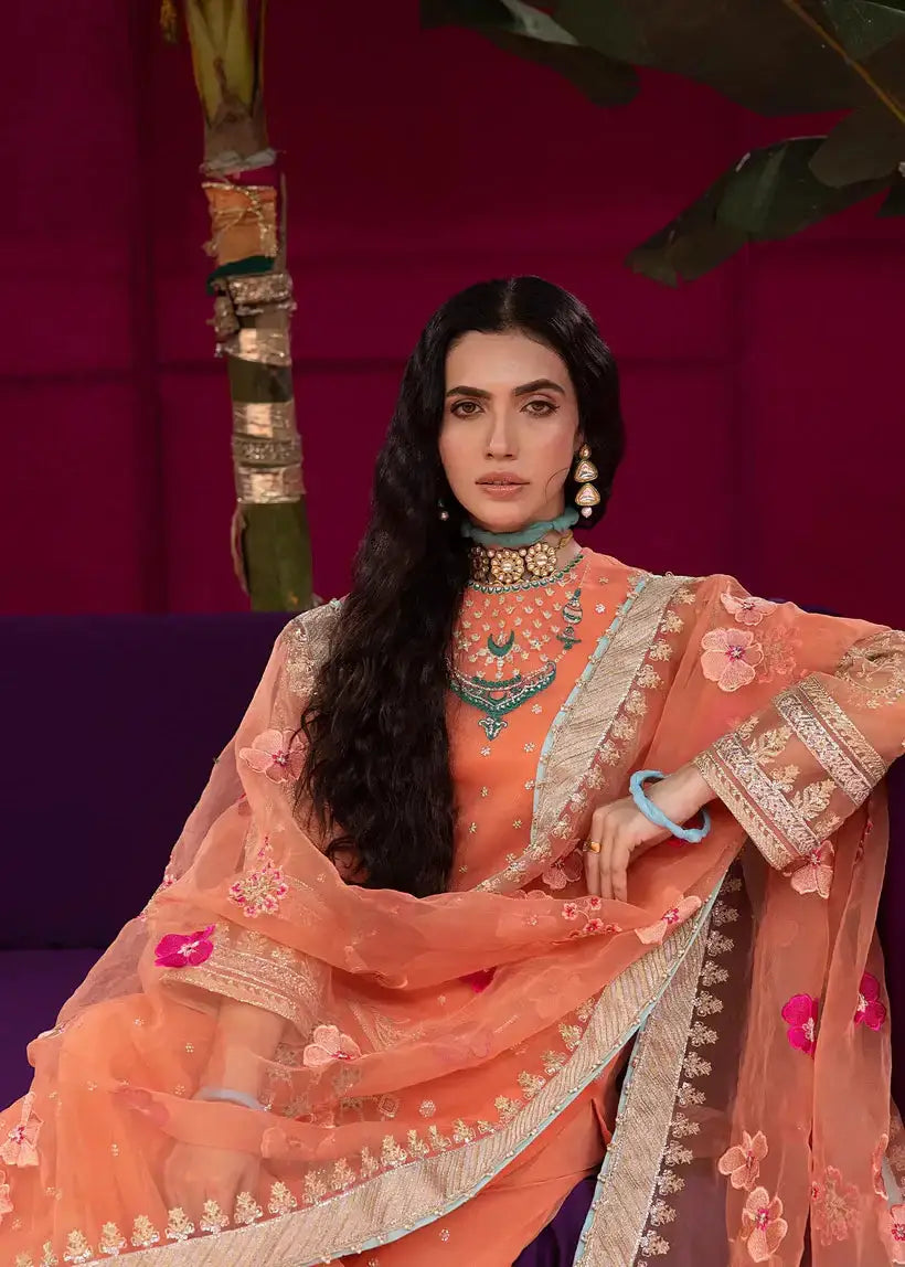 Ali Xesshan | Bhaag Lagay Rain | SUMMER LP-012 - Pakistani Designer Dress - by Ali Xeeshan | Type: Formal - 100% Original at Saira Sultan