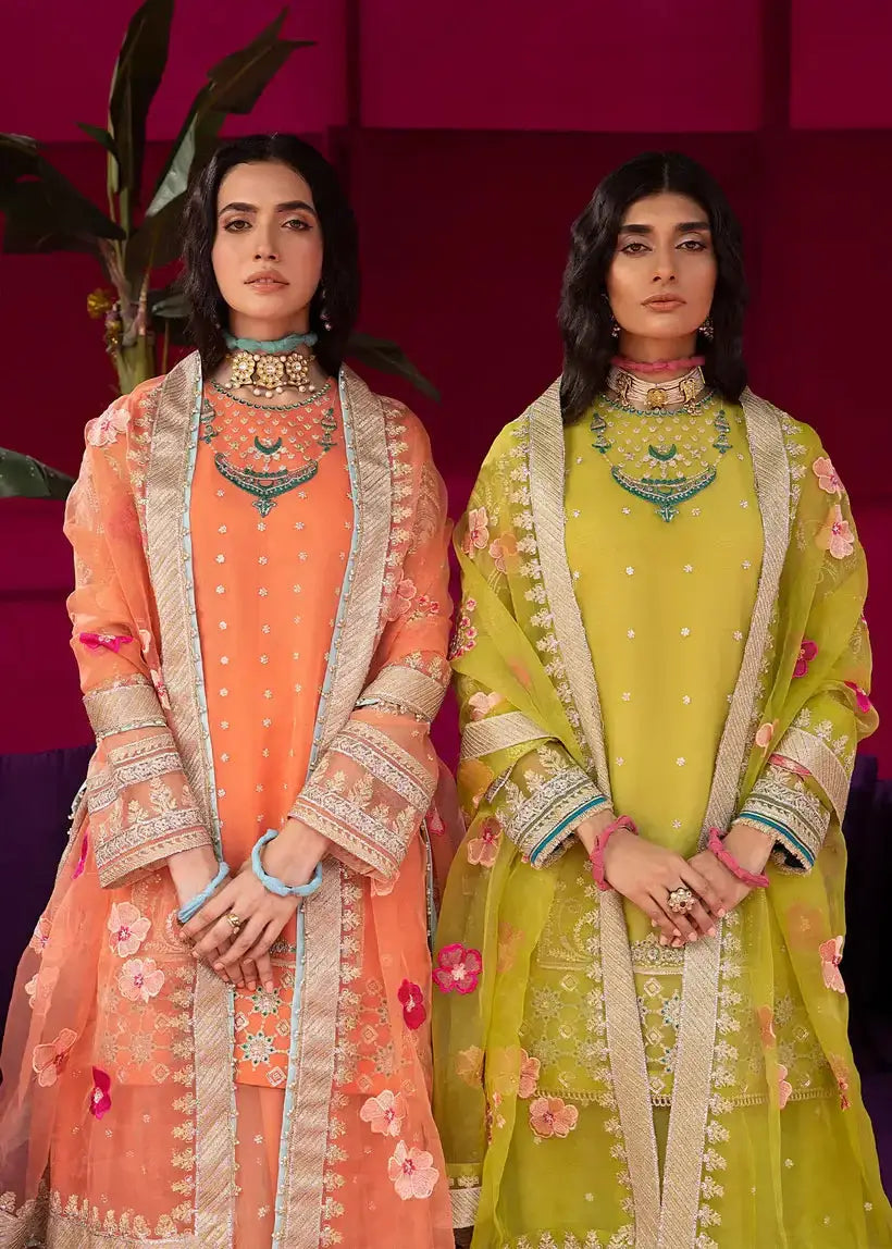 Ali Xesshan | Bhaag Lagay Rain | SUMMER LP-012 - Pakistani Designer Dress - by Ali Xeeshan | Type: Formal - 100% Original at Saira Sultan