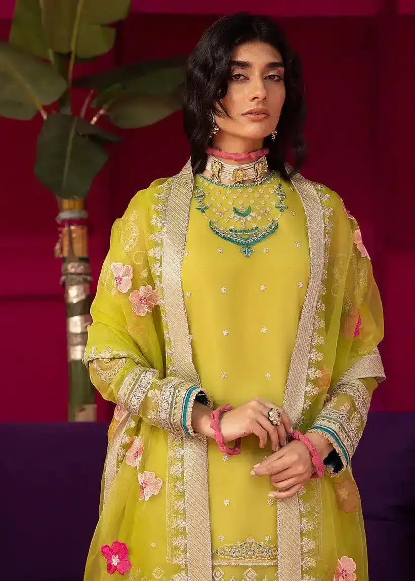 Ali Xesshan | Bhaag Lagay Rain | ANGORI BAGH LP-010 - Pakistani Designer Dress - by Ali Xeeshan | Type: Formal - 100% Original at Saira Sultan