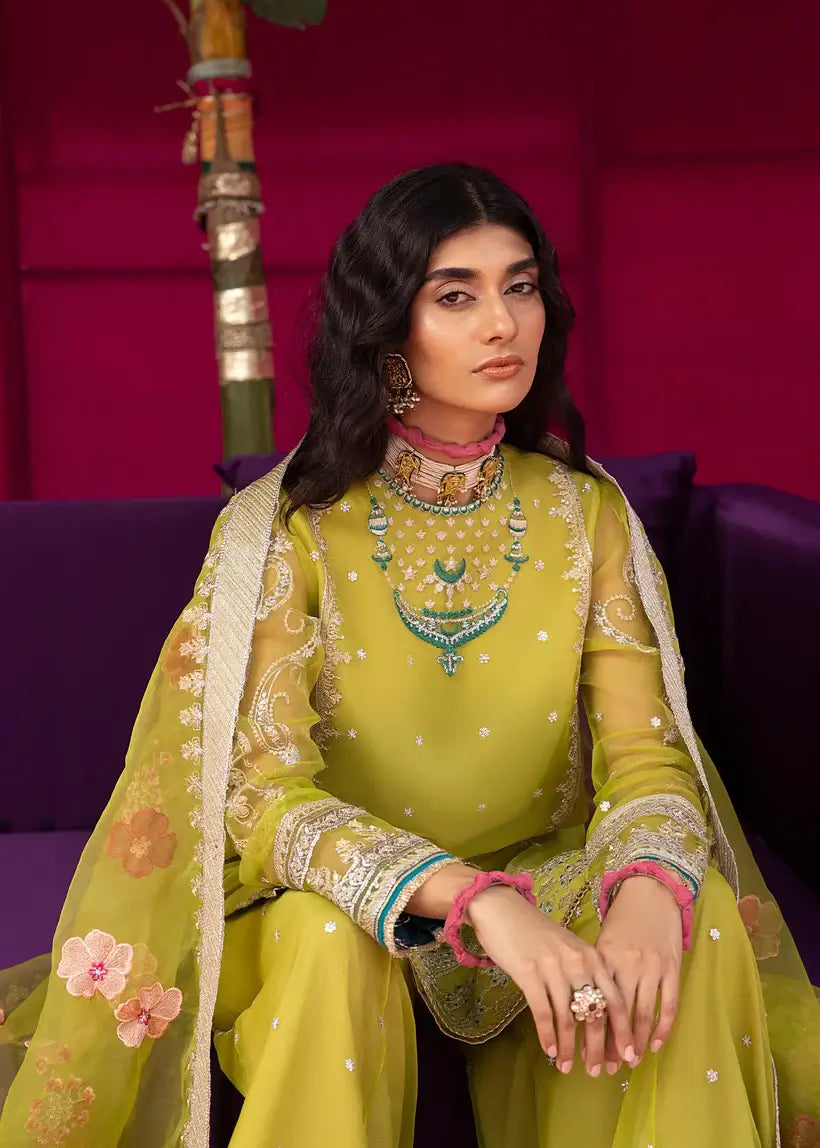 Ali Xesshan | Bhaag Lagay Rain | ANGORI BAGH LP-010 - Pakistani Designer Dress - by Ali Xeeshan | Type: Formal - 100% Original at Saira Sultan