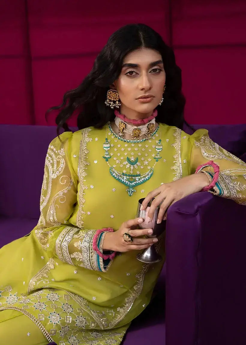 Ali Xesshan | Bhaag Lagay Rain | ANGORI BAGH LP-010 - Pakistani Designer Dress - by Ali Xeeshan | Type: Formal - 100% Original at Saira Sultan
