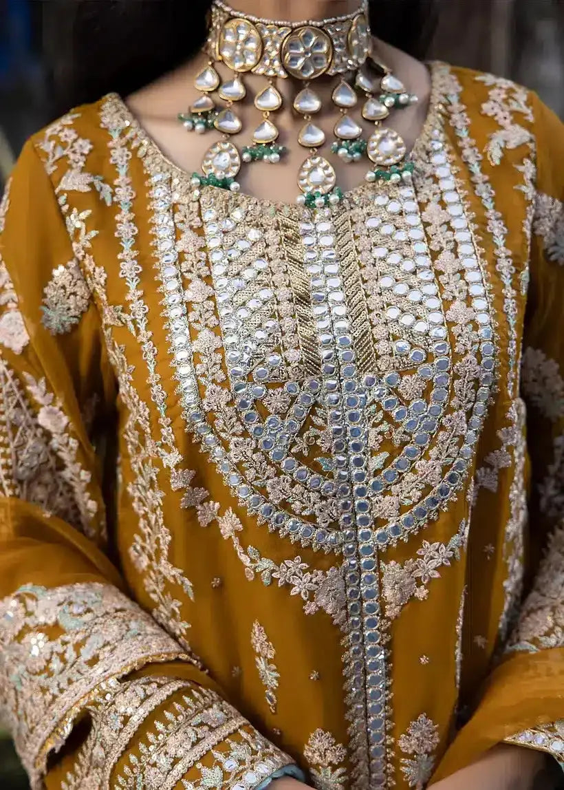 Ali Xesshan | Bhaag Lagay Rain | AMBER LP-015 - Pakistani Designer Dress - by Ali Xeeshan | Type: Formal - 100% Original at Saira Sultan