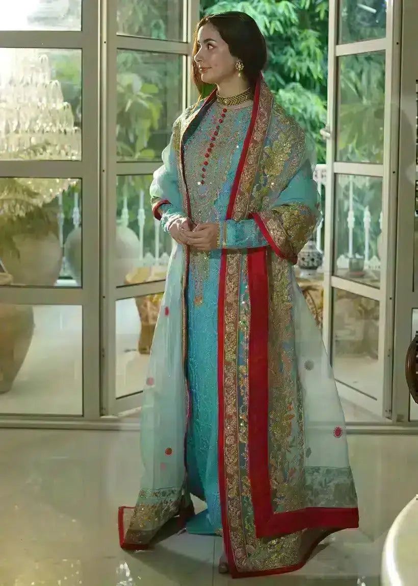 Ali Xesshan | Bhaag Lagay Rain | OCEAN LP-017 - Pakistani Designer Dress - by Ali Xeeshan | Type: Formal - 100% Original at Saira Sultan