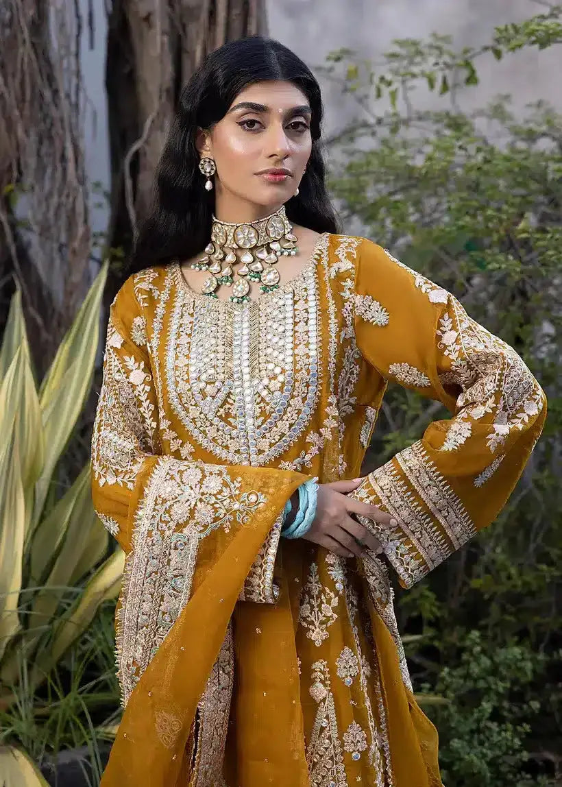 Ali Xesshan | Bhaag Lagay Rain | AMBER LP-015 - Pakistani Designer Dress - by Ali Xeeshan | Type: Formal - 100% Original at Saira Sultan
