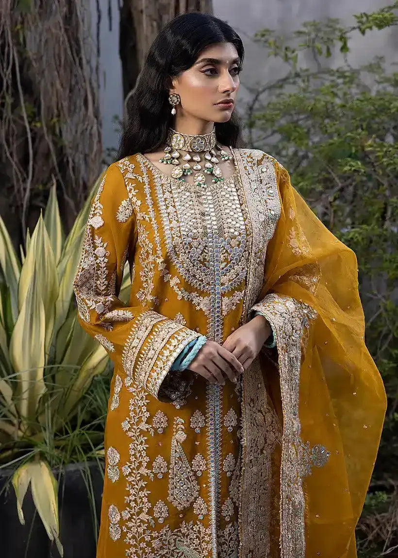 Ali Xesshan | Bhaag Lagay Rain | AMBER LP-015 - Pakistani Designer Dress - by Ali Xeeshan | Type: Formal - 100% Original at Saira Sultan