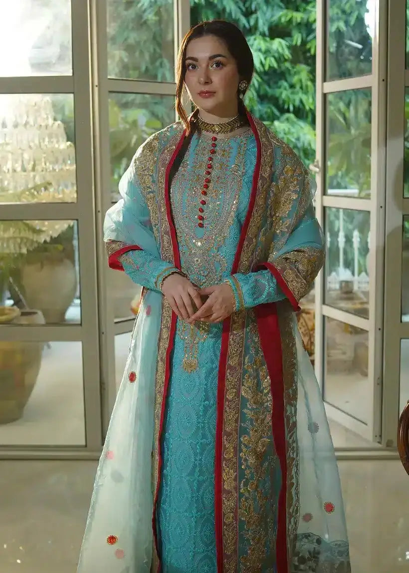 Ali Xesshan | Bhaag Lagay Rain | OCEAN LP-017 - Pakistani Designer Dress - by Ali Xeeshan | Type: Formal - 100% Original at Saira Sultan