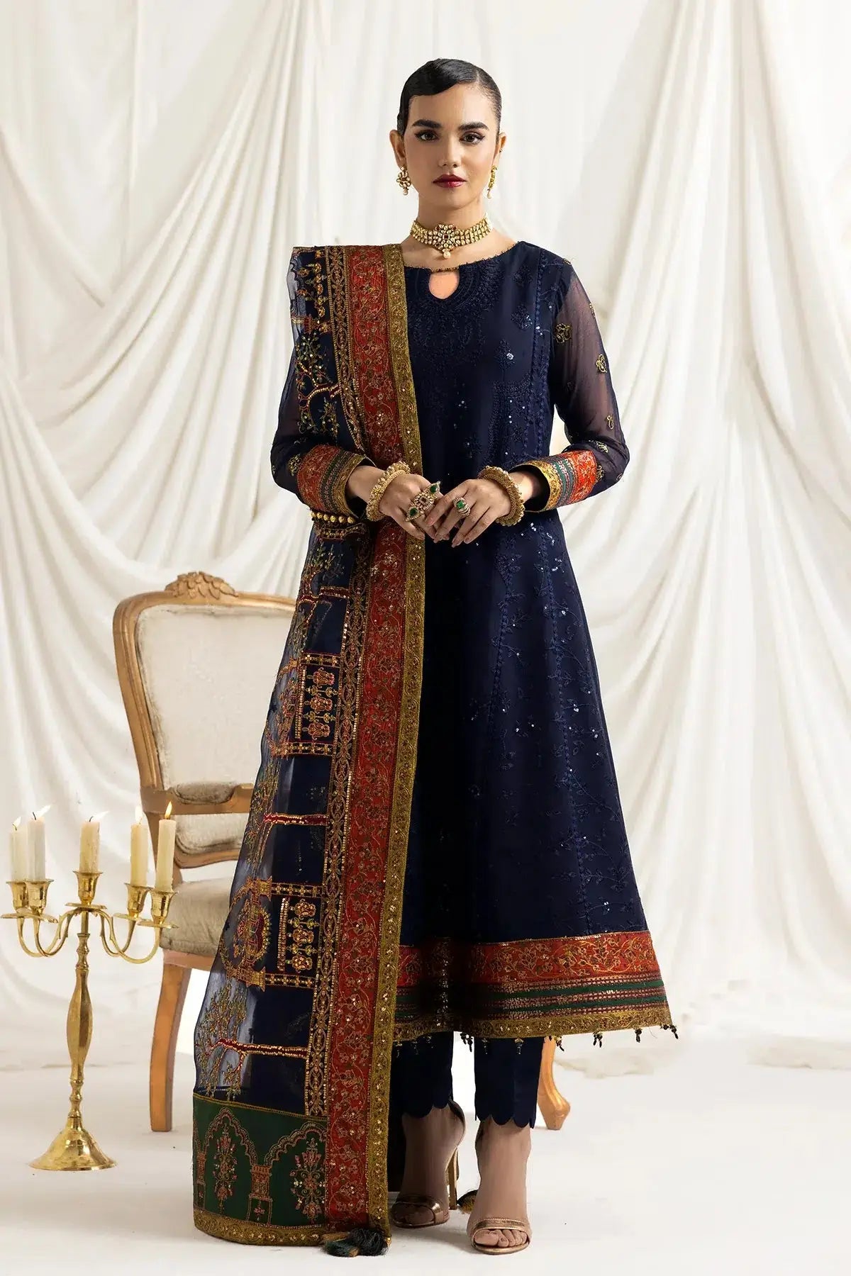 Alizeh | Formals Collection | Mehlika C (BLUE) - Pakistani Designer Dress - by Alizeh | Type: Formal - 100% Original at Saira Sultan