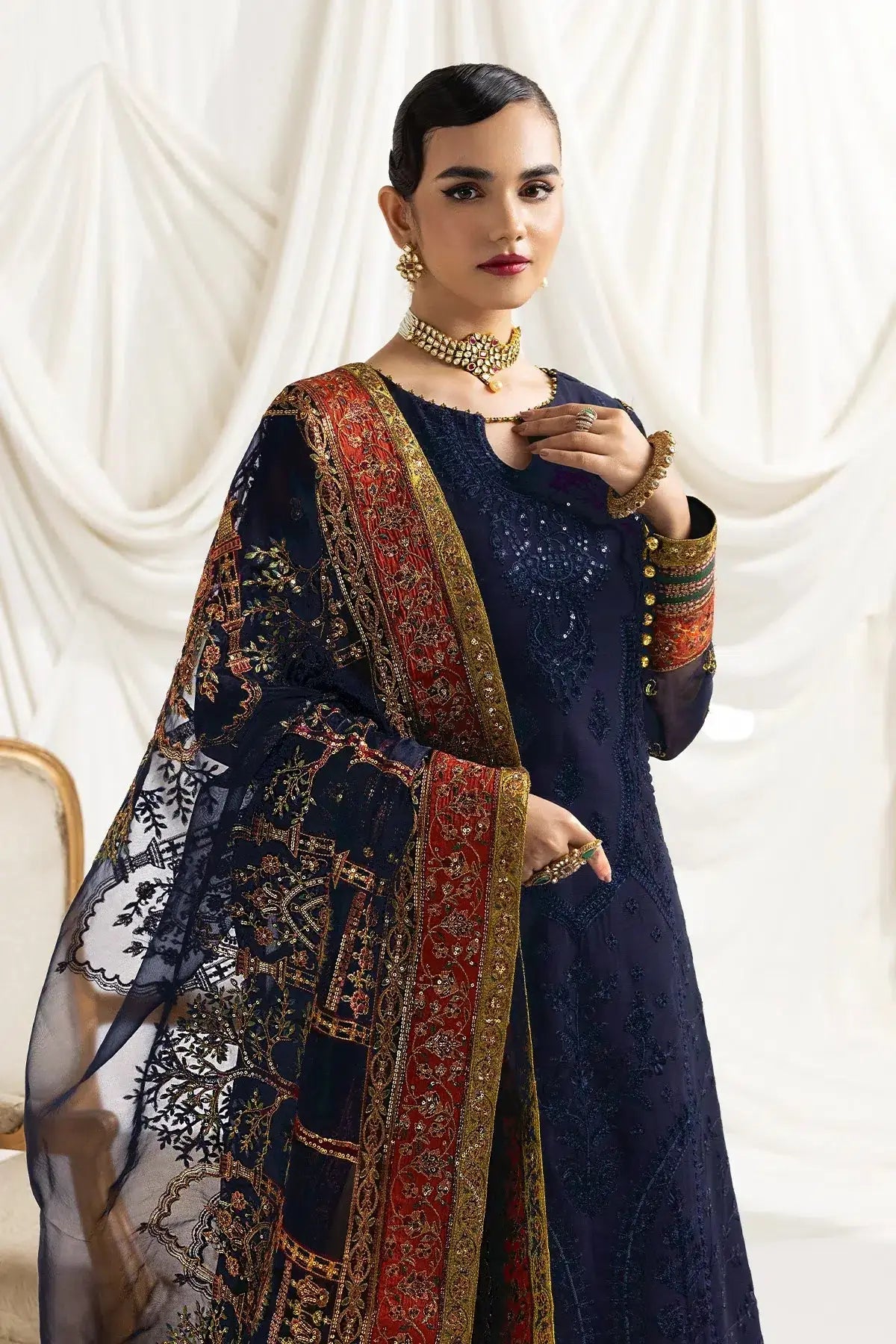 Alizeh | Formals Collection | Mehlika C (BLUE) - Pakistani Designer Dress - by Alizeh | Type: Formal - 100% Original at Saira Sultan