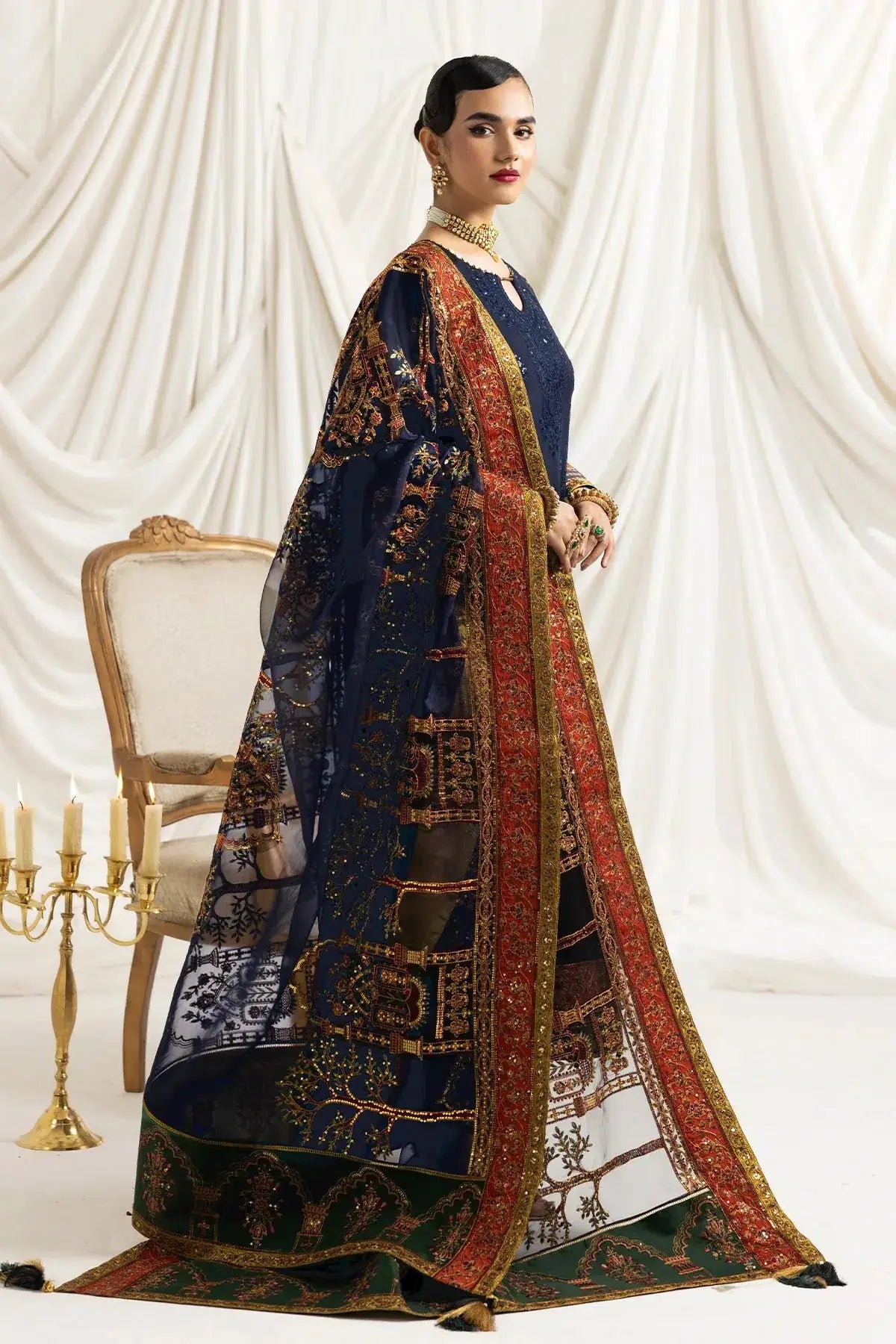 Alizeh | Formals Collection | Mehlika C (BLUE) - Pakistani Designer Dress - by Alizeh | Type: Formal - 100% Original at Saira Sultan