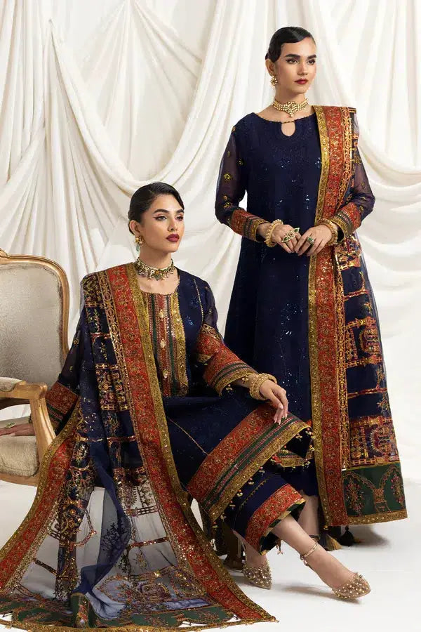 Alizeh | Formals Collection | Mehlika C (BLUE) - Pakistani Designer Dress - by Alizeh | Type: Formal - 100% Original at Saira Sultan
